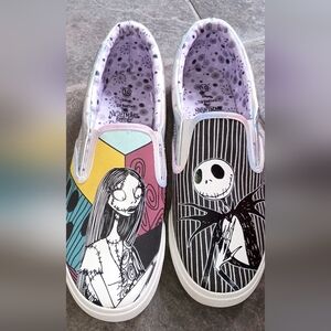 NWOT Disney Size 10 Nightmare Before Christmas Sneakers Tim Burton